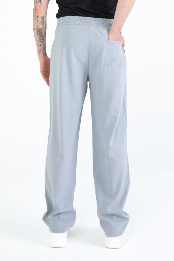 EGHO Yandan Cepli Pileli Beli Lastikli Bağcıklı Relaxed Fit Baggy Erkek Basic Pantolon