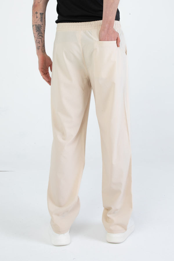 EGHO Yandan Cepli Pileli Beli Lastikli Bağcıklı Relaxed Fit Baggy Erkek Basic Pantolon